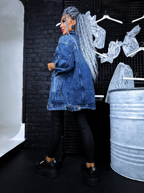 F3241 Dark Blue Denim Jacket